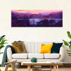 Forest Lake at Dusk Wall Art