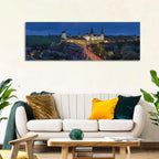 Kamianets-podilskyi Fortress at Dusk Wall Art