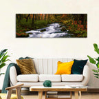 Autumn Forest Stream Wall Art
