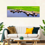 Boats at the Shoreline Wall Art