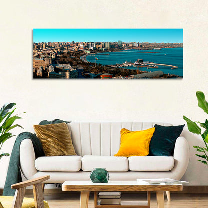 Baku Bay Panorama Wall Art