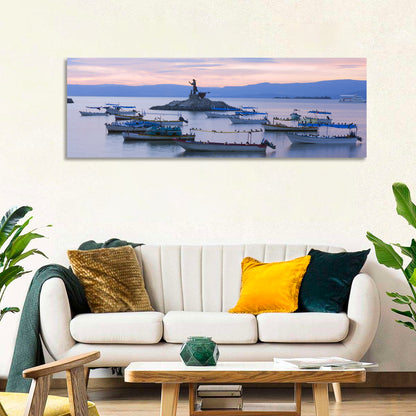 Lake Chapala Islet Sunrise Wall Art
