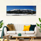 Pikes Peak Winter View Wall Art