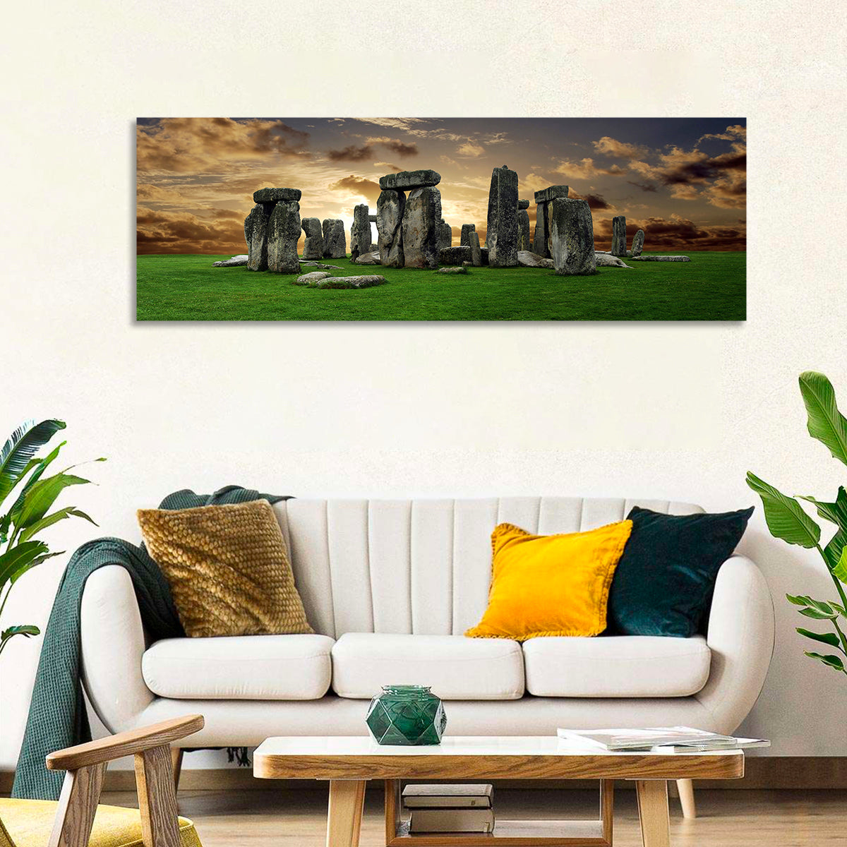 Stonehenge at Sunset Wall Art