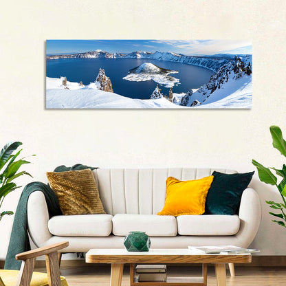 Crater Lake with Wizard Island Wall Art