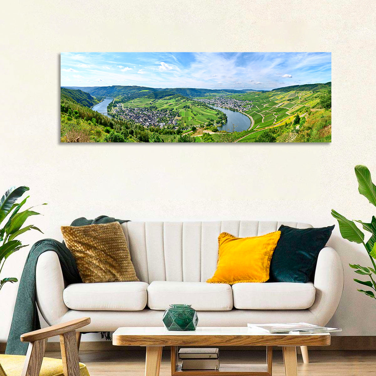 Moselle River at Bernkastel-kues Wall Art