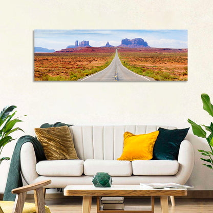 Highway 163 Into Monument Valley Wall Art