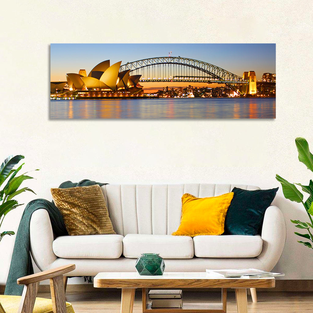 Sydney Harbour Bridge and Opera House Wall Art