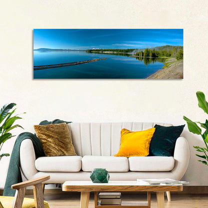 Yellowstone Lake Shore Wall Art