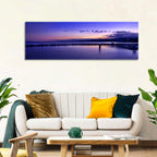 Lake Balaton Twilight Pier Wall Art