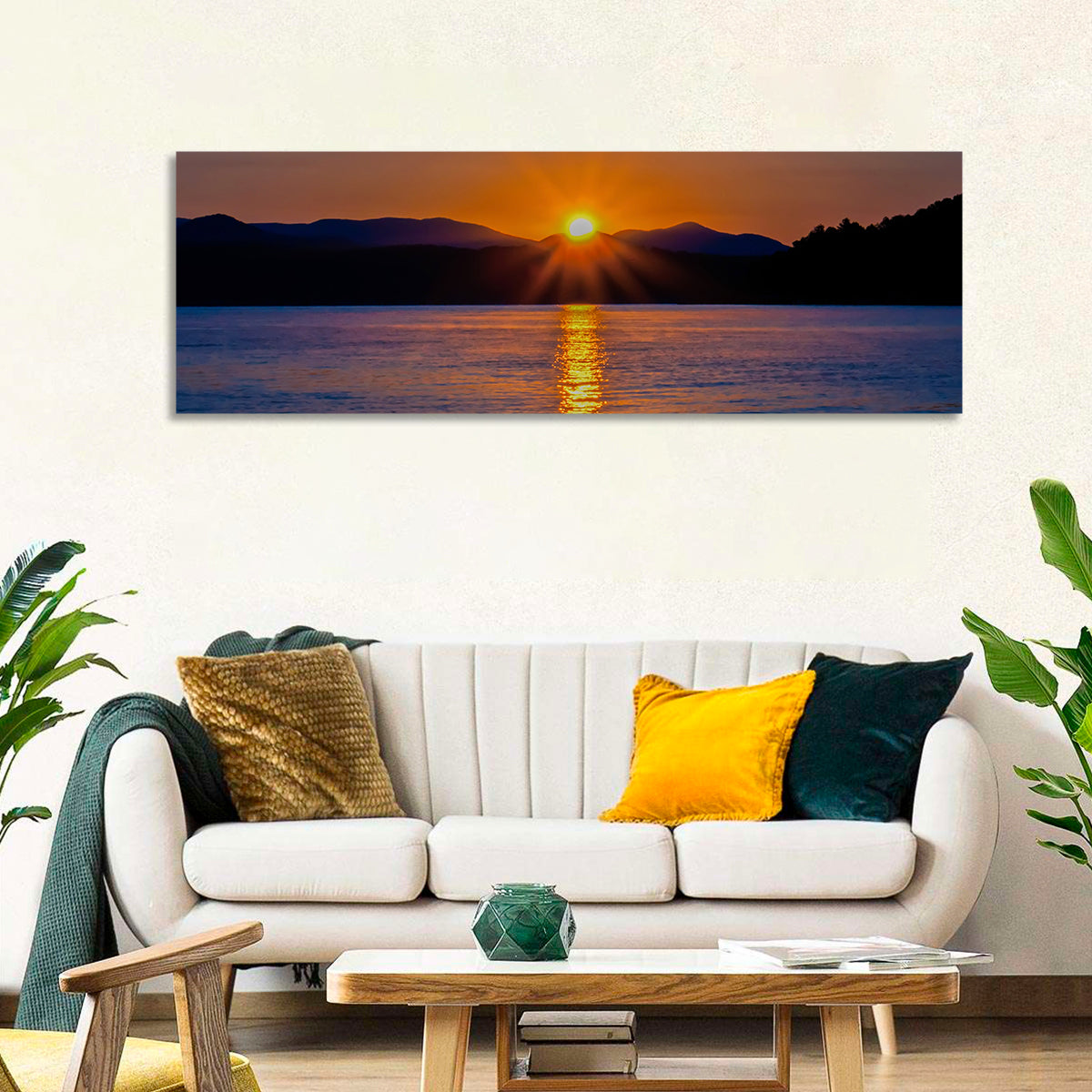Lake Jocassee Golden Sunrise Wall Art