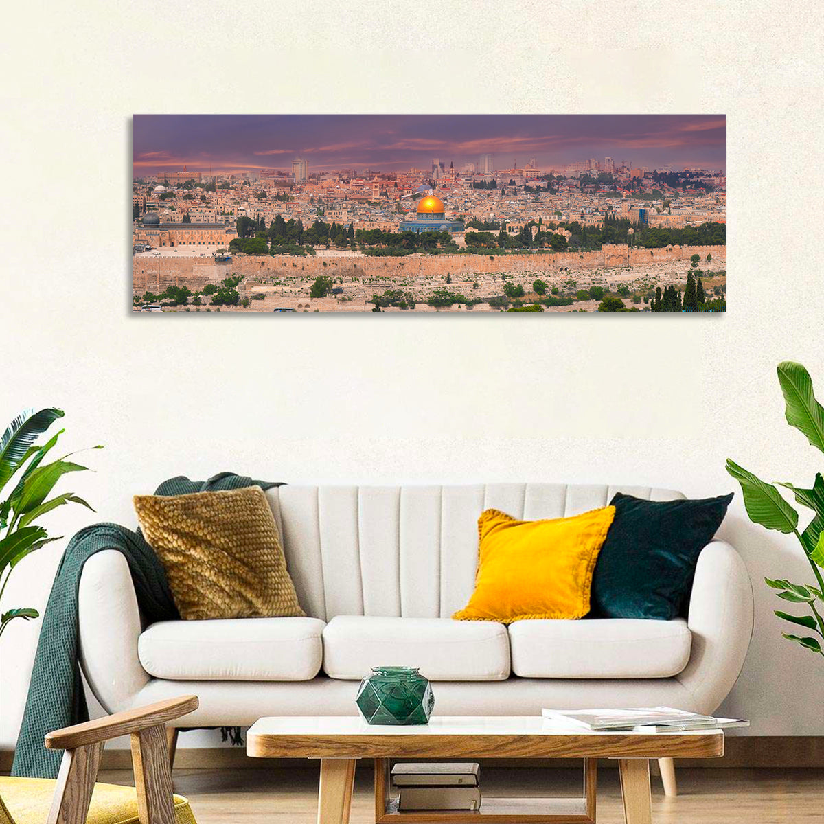 Jerusalem Golden Dome at Dusk Wall Art