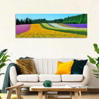 Tomita Flower Fields, Nakafurano Wall Art