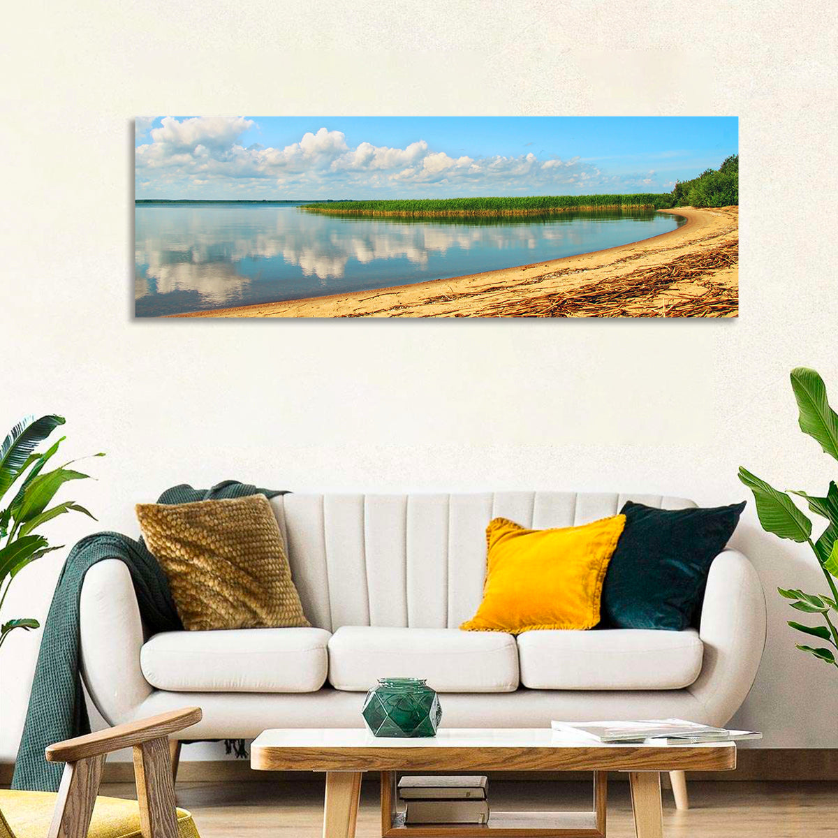 Lake Pskov Shoreline Wall Art