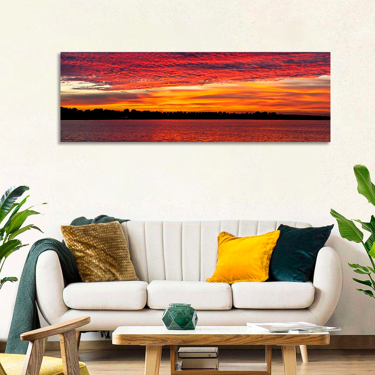 Lake Ijssel Dusk Reflection Wall Art