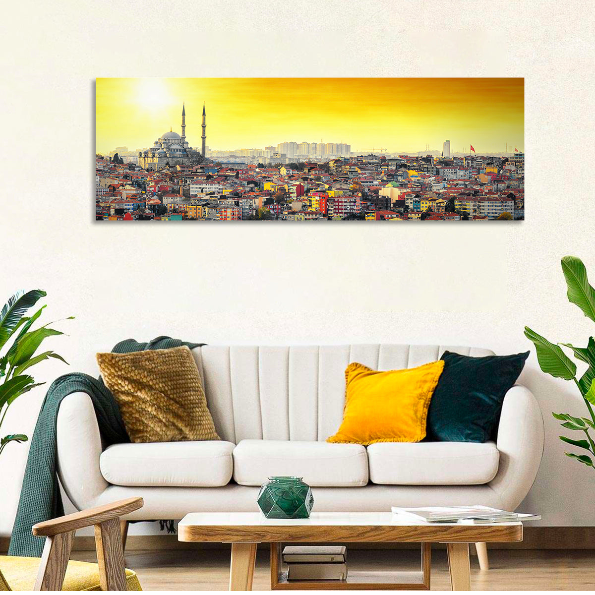 Fatih Mosque at Sunset Wall Art