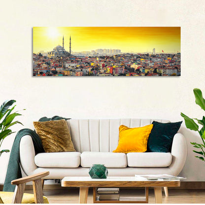 Fatih Mosque at Sunset Wall Art
