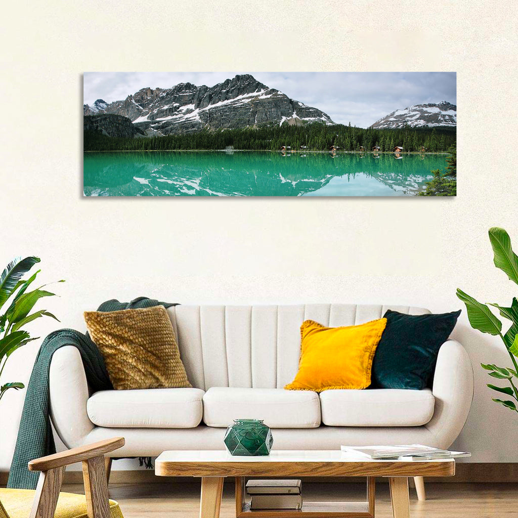 Lake Ohara Turquoise Reflection Wall Art