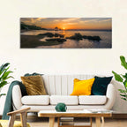 Roatan Pier Sunset Wall Art