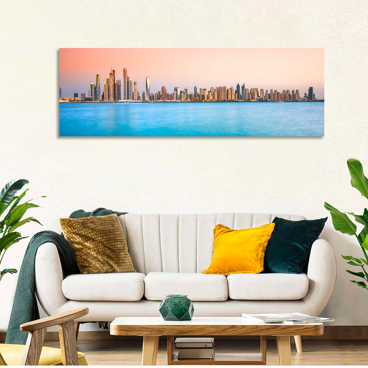 Dubai Marina Skyline Wall Art