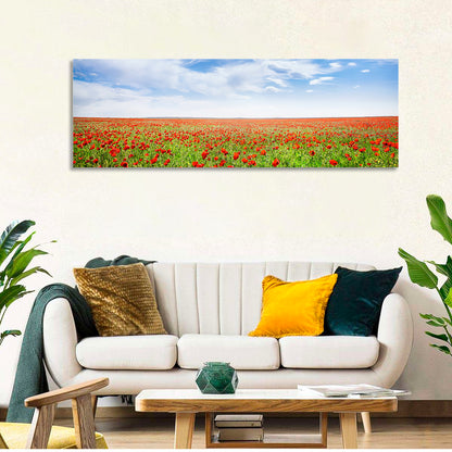 Red Poppy Field Wall Art