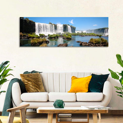 Iguazu River and Falls, Foz Do Iguaçu Wall Art
