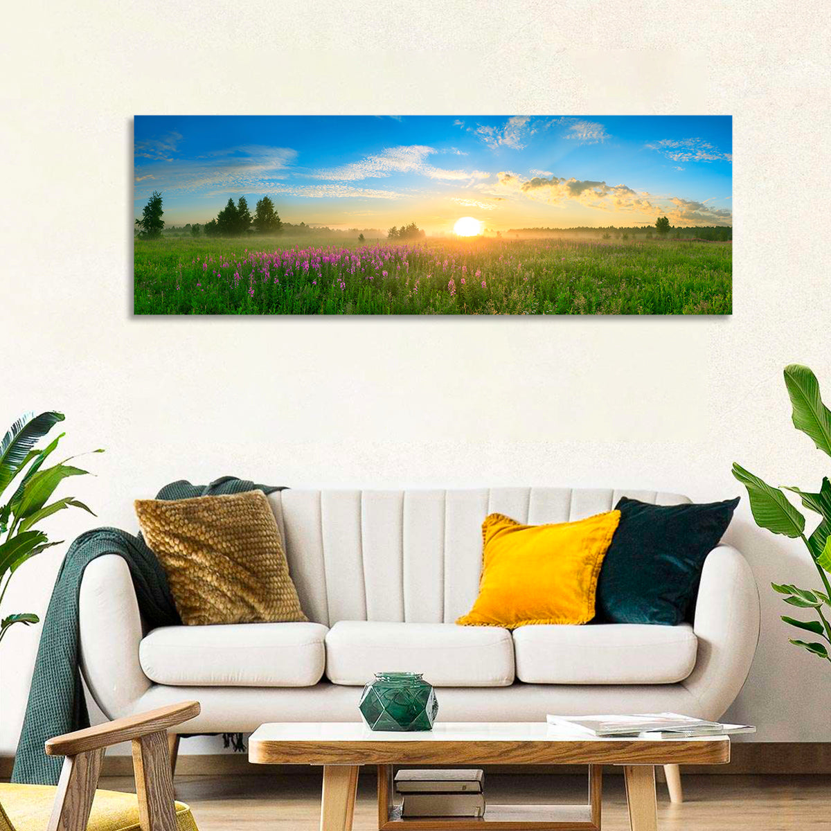 Fireweed Meadow Sunrise Wall Art