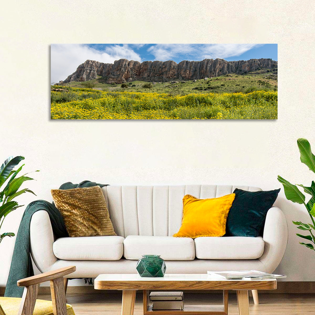 Mount Arbel Wildflower Meadow Wall Art