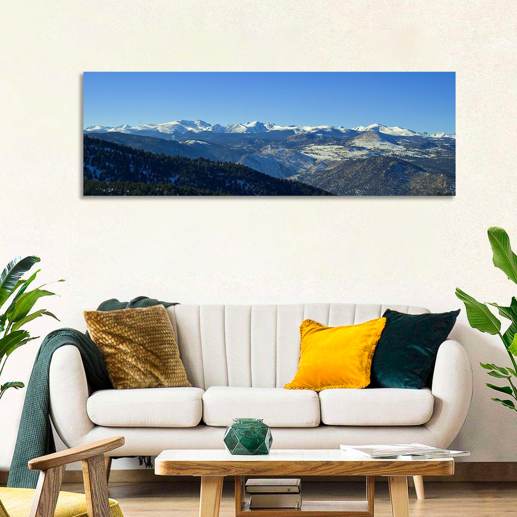 Snow-dusted Colorado Rockies Wall Art