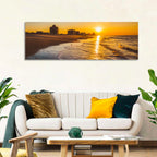 Ventnor Beach Sunrise Reflection Wall Art