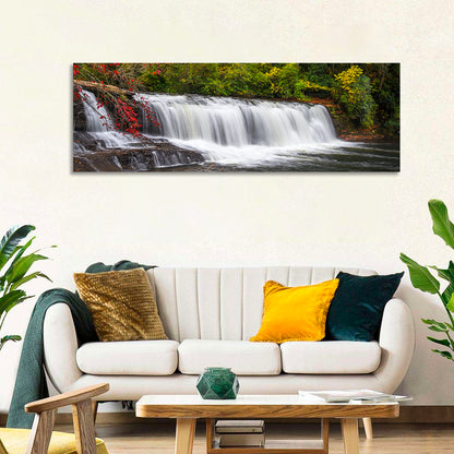 Blue Ridge Autumn Waterfall Wall Art