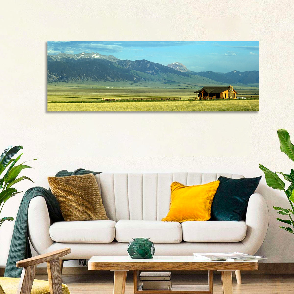 Montana Mountain Ranch Wall Art