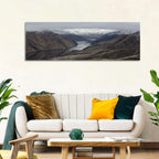 Snow-dusted Snake River Canyon Wall Art