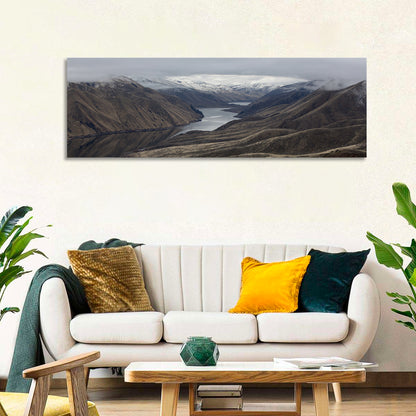 Snow-dusted Snake River Canyon Wall Art
