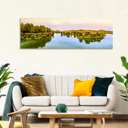 Lake Myvatn Reflections Wall Art