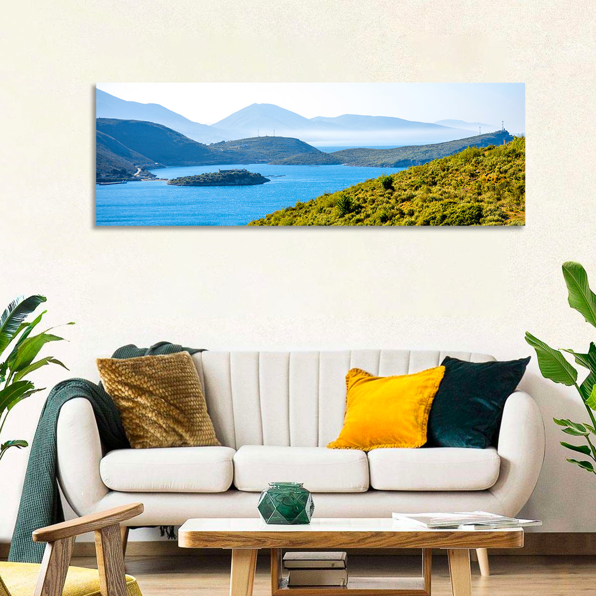 Porto Palermo Bay with Ali Pasha Castle Wall Art