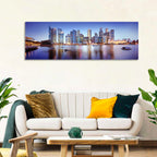 Singapore Marina Bay Skyline at Twilight Wall Art