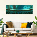 Digital Jungle Night Wall Art