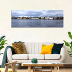 Tjörnin Reykjavik Skyline Wall Art