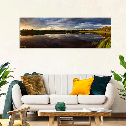 Finnish Lake Golden Hour Wall Art