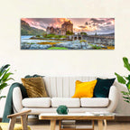 Eilean Donan Castle at Sunset Wall Art