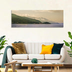 Ohrid Lakeshore Mountain View Wall Art