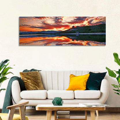 Kunming Lake Sunset, Summer Palace Wall Art