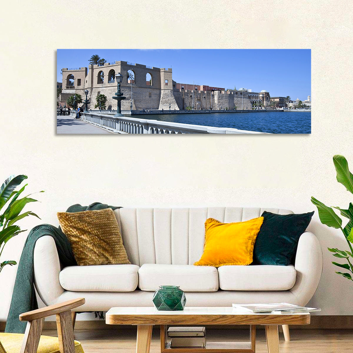 Red Fort Waterfront Wall Art