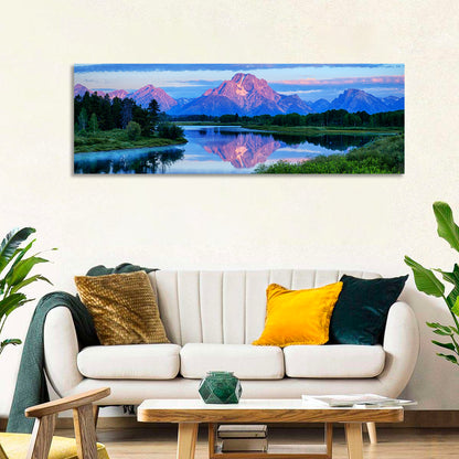 Oxbow Bend Dawn Reflection Wall Art