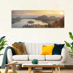 Autumn Morning at Lake Bled Wall Art