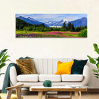 Juneau Meadow with Mendenhall Glacier Wall Art