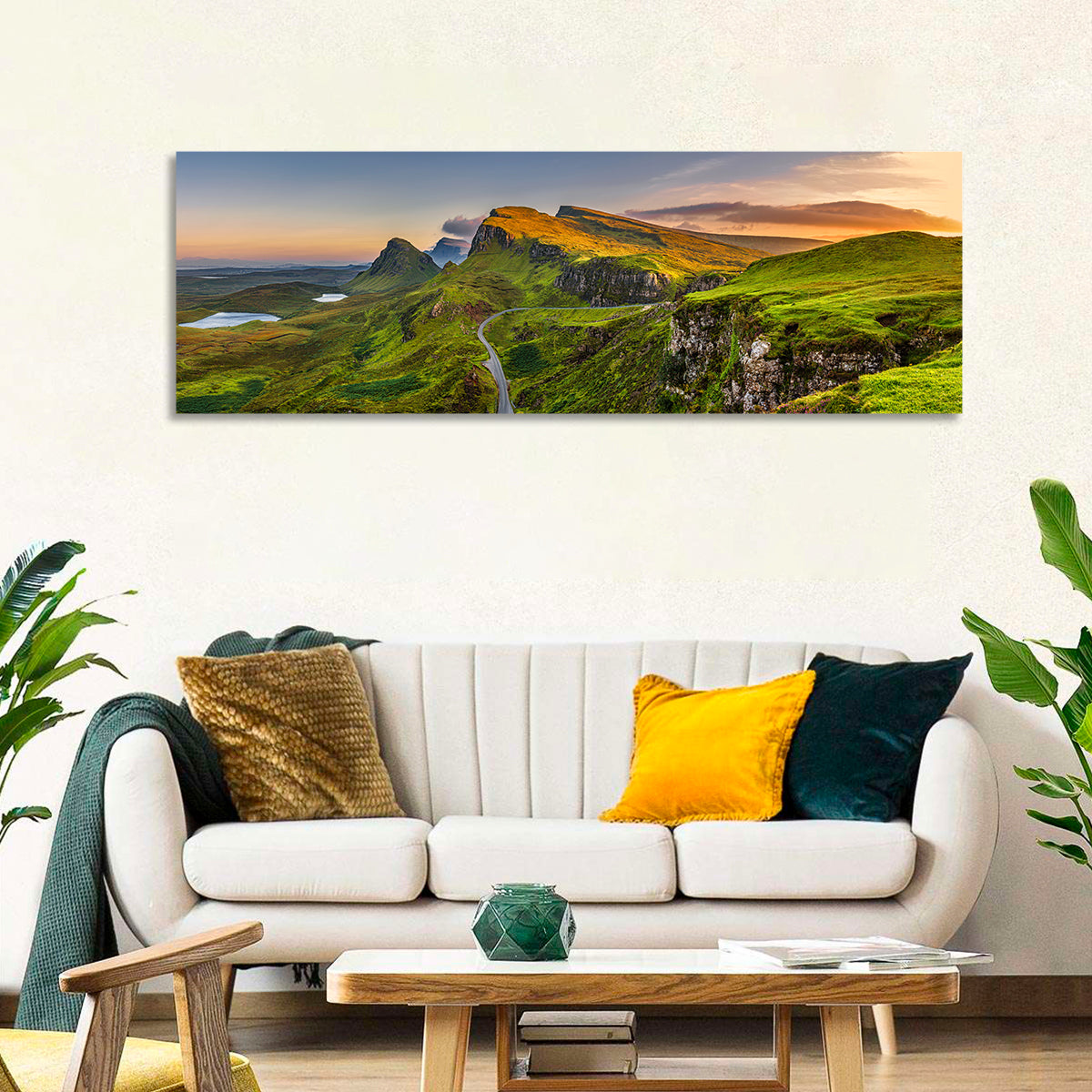 Quiraing Golden Hour, Isle of Skye Wall Art