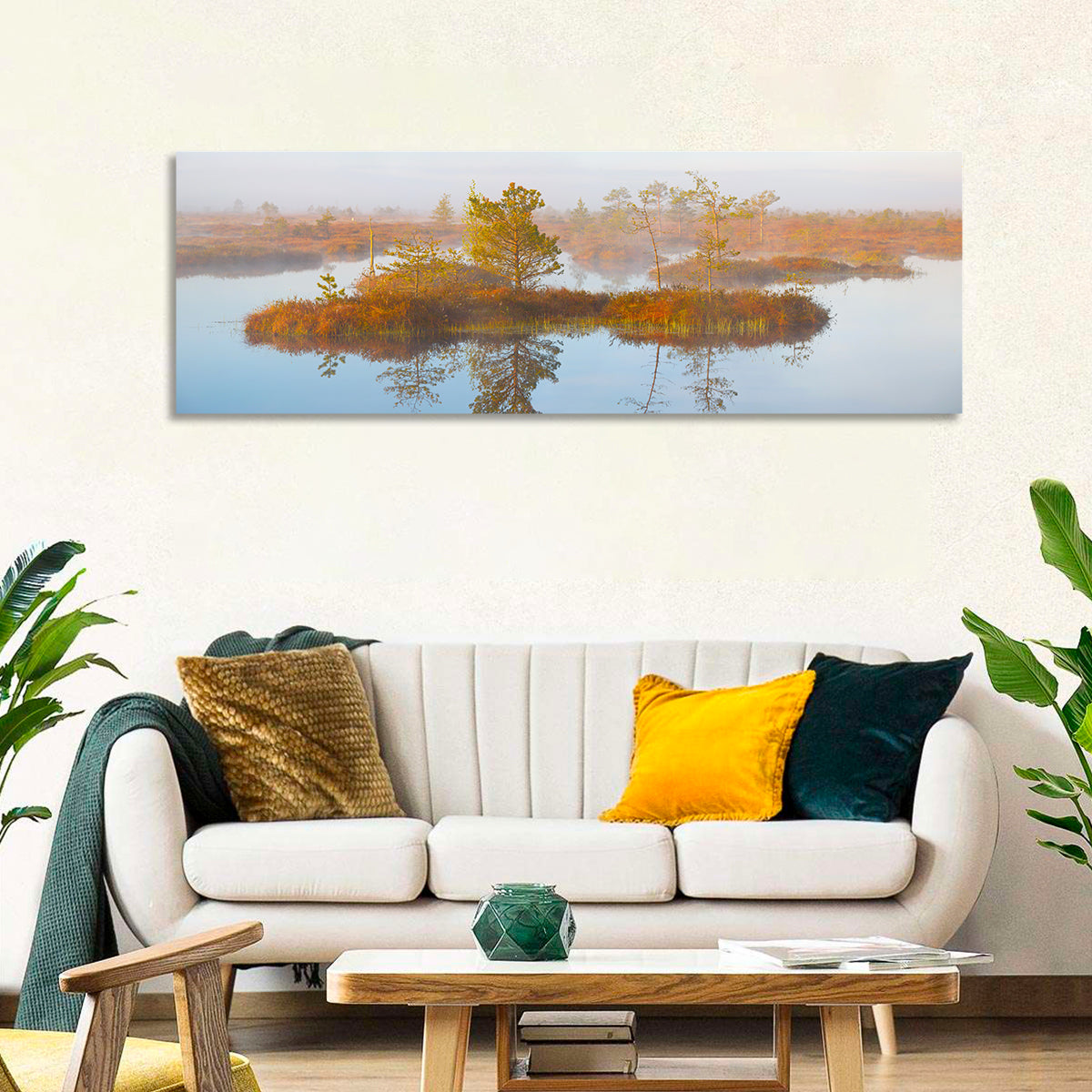 Yelnya Swamp Reflection Wall Art