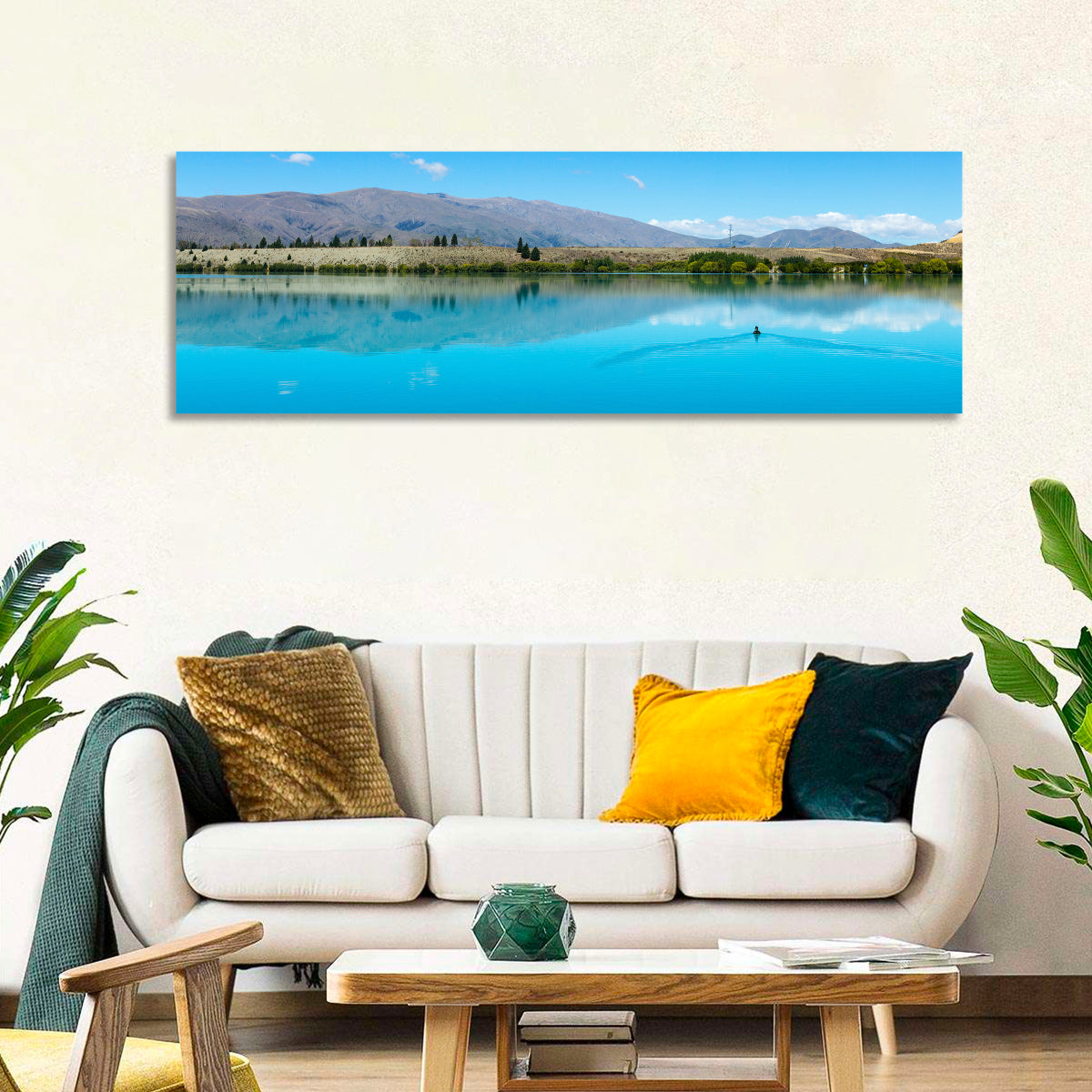 Lake Ruataniwha Reflection Wall Art